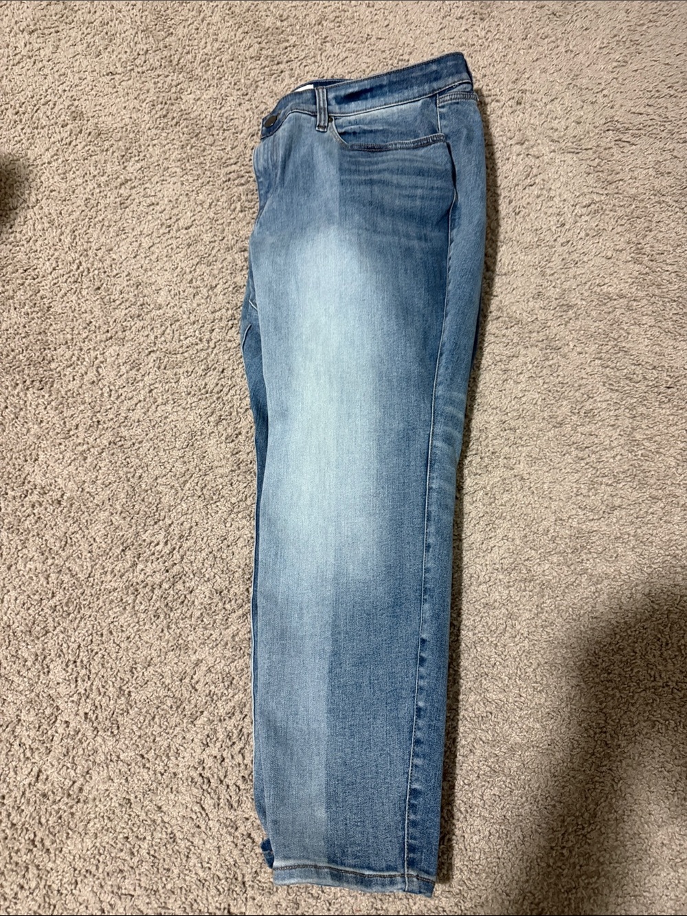 Lane Bryant Light Blue Denim Jeans with Contrast Stitching